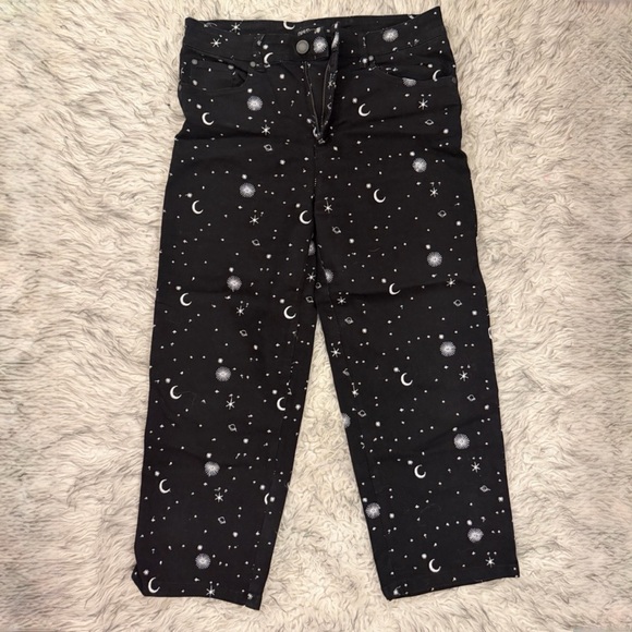 Disturbia Denim - Disturbia ‘Celestial’ Embroidered Jeans - Black